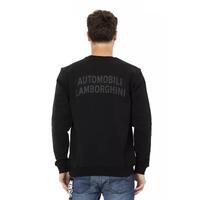 Logo-print Crewneck Sweatshirt with Ribbed Cuffs and Rear Lettering XL Men thumbnail