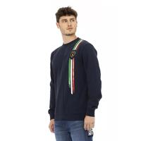Shield Logo Crewneck Sweatshirt with Tricolor Print L Men thumbnail