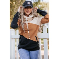 Azura Exchange Cozy Colorblock Hoodie with Side Pockets - L thumbnail