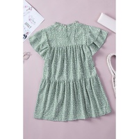 Azura Exchange Ruffled Cheetah Print Top - S thumbnail