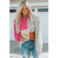 Azura Exchange Patchwork Ribbed Long Sleeve Top - XL thumbnail