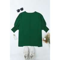 Azura Exchange Smocked Wrist Shift Top - L thumbnail