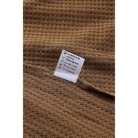 Azura Exchange Buttoned Waffle Knit Long Sleeve Top - M thumbnail