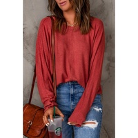 Azura Exchange Patchwork Long Sleeve Top - M thumbnail