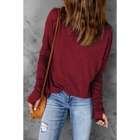 Azura Exchange Crew Neck Long Sleeve Top - L thumbnail