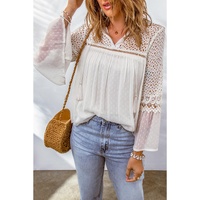 Azura Exchange Hollow Out Swiss Dot Blouse - XL thumbnail