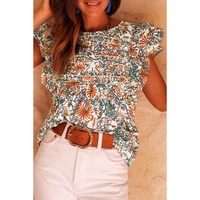Azura Exchange Vintage Floral Sleeveless Tank Top - S thumbnail