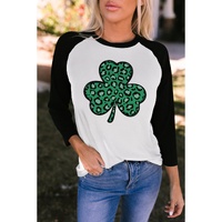 Azura Exchange Leopard Spotted St Patricks Day T-Shirt - S thumbnail