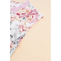 Azura Exchange Lace Splicing Sleeveless Blouse - XL thumbnail