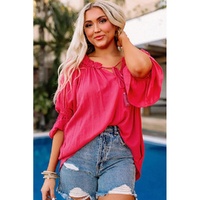 Azura Exchange Frilled Ruffled Sleeve Shift Top - M thumbnail