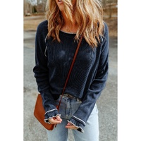 Azura Exchange Textured Long Sleeve Top - 2XL thumbnail