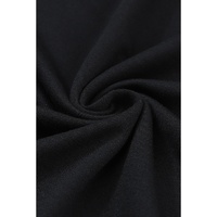 Black Asymmetrical Cut Out Buttoned Long Sleeve Top - S thumbnail