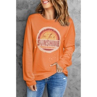 Azura Exchange Graphic Print Long Sleeve Top - M thumbnail