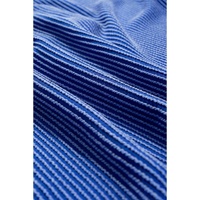 Bluing Corded GAME DAY Graphic Long Sleeve Crewneck Top - L thumbnail