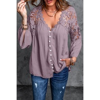 Azura Exchange Lace Button Top - 4XL thumbnail