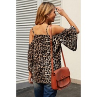Azura Exchange Cold Shoulder Blouse - XL thumbnail