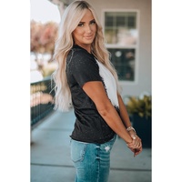 Azura Exchange Tie-dyed Round Neck Short Sleeve T-shirt - S thumbnail