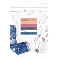 Azura Exchange White God Waymaker Miracle Worker Promise Keeper Graphic Tee - 2XL thumbnail