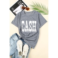 Azura Exchange CASH Letter Print Tee - 2XL thumbnail