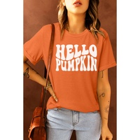 Azura Exchange Pumpkin Short Sleeve Tee - S thumbnail