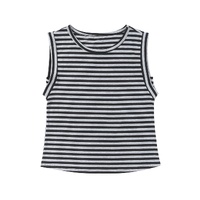 Azura Exchange Butterfly Sleeve Striped T-Shirt - L thumbnail