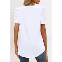 Azura Exchange V-Neck Puff Sleeve T-Shirt - XL thumbnail