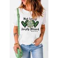 Azura Exchange Leopard Slogan Graphic Tee - S thumbnail
