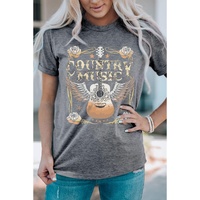 Azura Exchange Guitar Graphic Print Short Sleeve T Shirt - S thumbnail