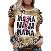 Azura Exchange Lightning Graphic Leopard Dyed T Shirt - L thumbnail