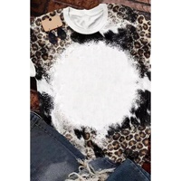 Azura Exchange Animal Print Bleached T-Shirt - XL thumbnail