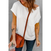 Azura Exchange Pocketed Tee with Side Slits - L thumbnail
