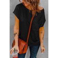 Azura Exchange Pocketed Tee with Side Slits - M thumbnail