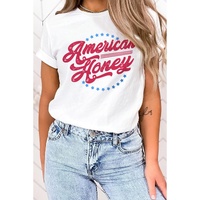 White American Honey Graphic Tee - M thumbnail