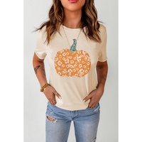 Azura Exchange Floral Pumpkin Graphic Tee - S thumbnail