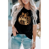 Azura Exchange Halloween Sunflower Pumpkin Graphic Tee - XL thumbnail