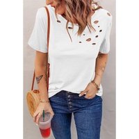 Azura Exchange Crew Neck Cotton Mixed T-shirt - M thumbnail