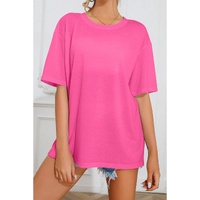Bright Pink SUNSHINE ON MY MIND Graphic Tee - L thumbnail