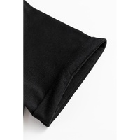 Black Christmas Big Bowknot Graphic Crewneck T Shirt - XL thumbnail