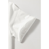 White Colored Light Bowknot Graphic Crewneck T Shirt - 2XL thumbnail