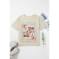 Parchment Cowgirl Queen Graphic Tee - L thumbnail