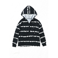 Azura Exchange Drawstring Button Long Sleeve Hoodie - S thumbnail