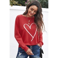 Azura Exchange Heart Graphic Sweatshirt - S thumbnail