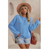 Azura Exchange Button Trim Hoodie - M thumbnail