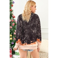 Black Bleached Sweatshirt - M thumbnail