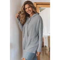 Azura Exchange Relaxed Drawstring Hooded Sweater - L thumbnail
