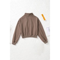 Azura Exchange Zipped Cropped Sweatshirt with Pocket - XL thumbnail