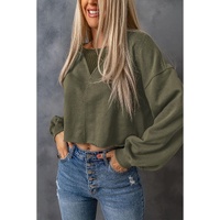 Azura Exchange Cropped Drop Shoulder Sweatshirt - XL thumbnail