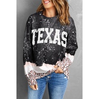 Azura Exchange Leopard Color Block Pullover Sweatshirt - M thumbnail