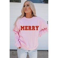 Azura Exchange MERRY Graphic Pullover Sweatshirt - S thumbnail