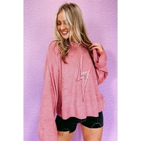 Azura Exchange Sequin Oversized Hoodie - M thumbnail